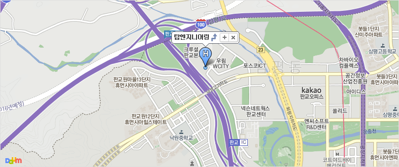 PANGYO Operation map